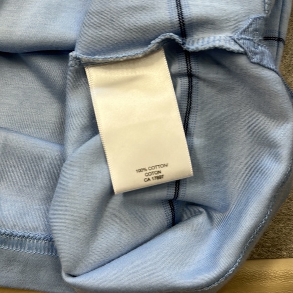 Banana Republic Medium Blue Short Sleeve Polo Shirt - Picture 7 of 10